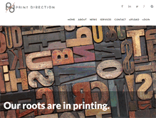 Tablet Screenshot of printdirection.com